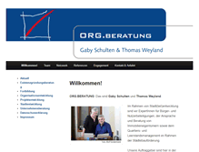 Tablet Screenshot of orgberatung.de